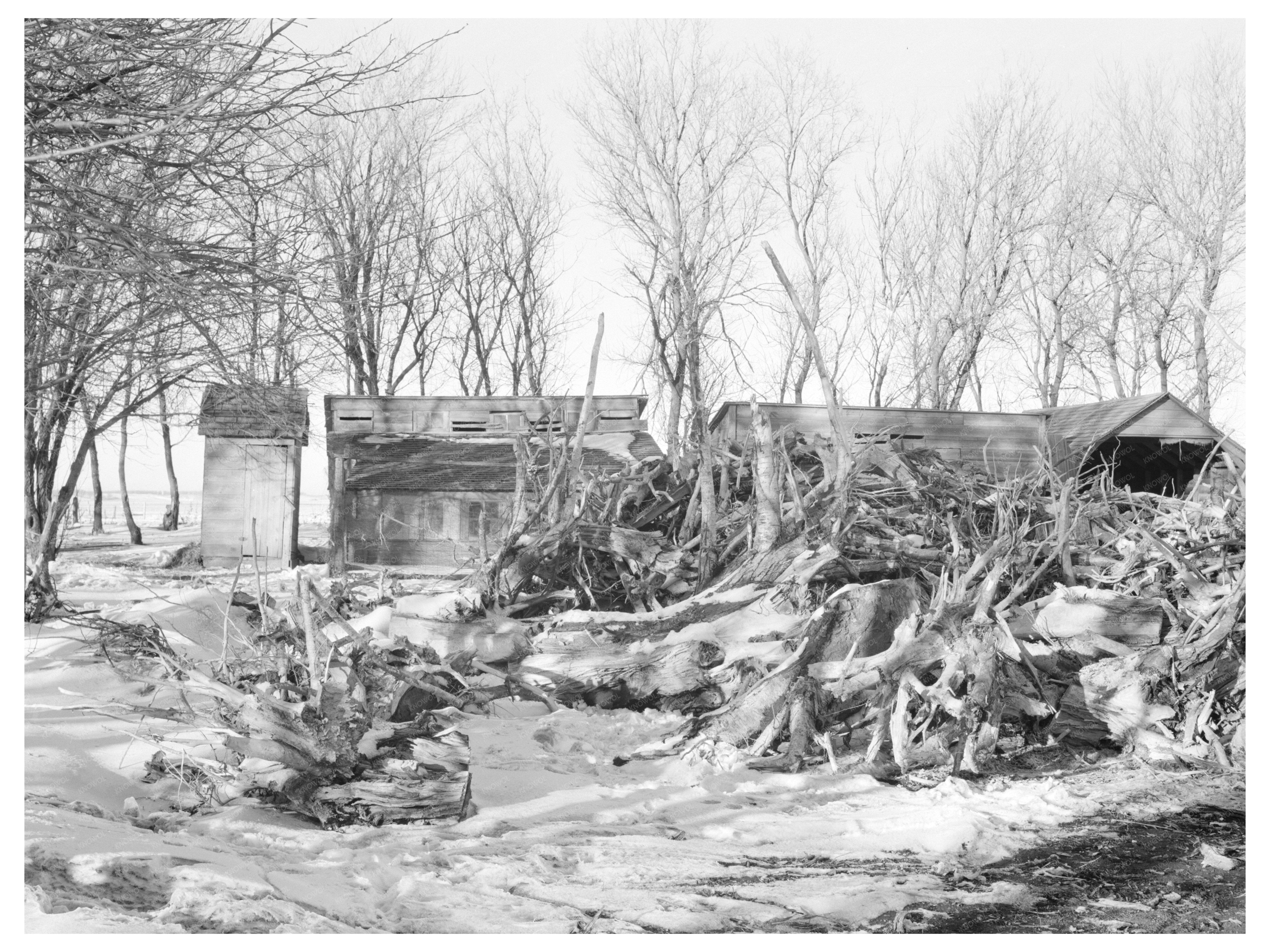 Edgar Allen Farm Winter Fuel Use December 1936