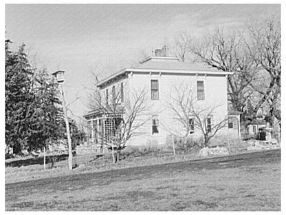 House of Lawrence Furbura Iowa Farm January 1937