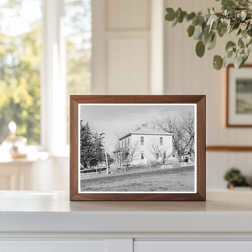 House of Lawrence Furbura Iowa Farm January 1937