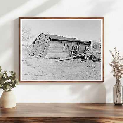 Vintage Garage on Clines Farm Ringgold County Iowa 1937