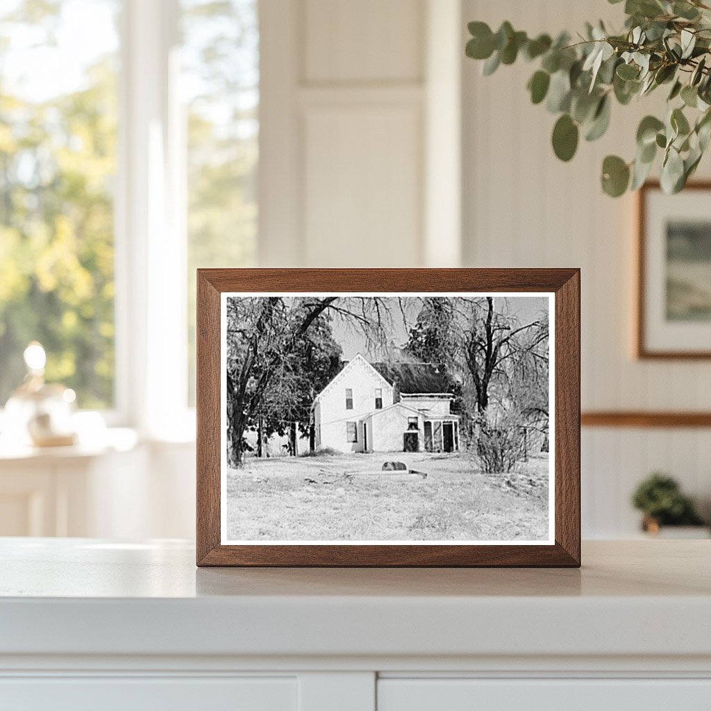 Stuart Browns Farmhouse Aledo Illinois January 1937