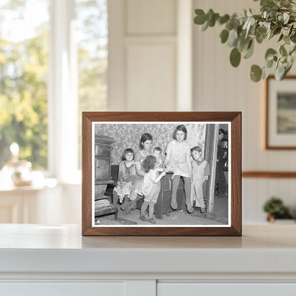 Alfred Atkinson Family Farming in Iowa January 1937