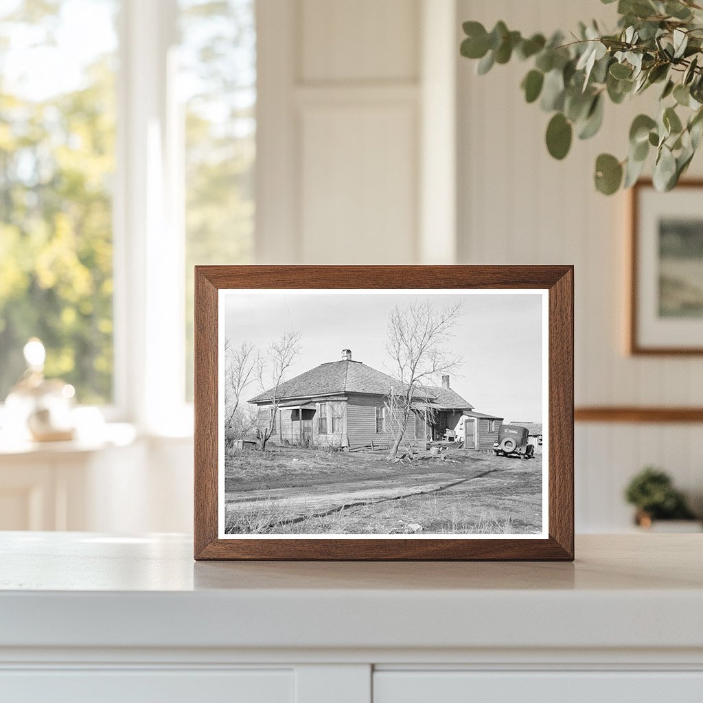 Farm Home of Andy Grubb Mount Ayr Iowa January 1937