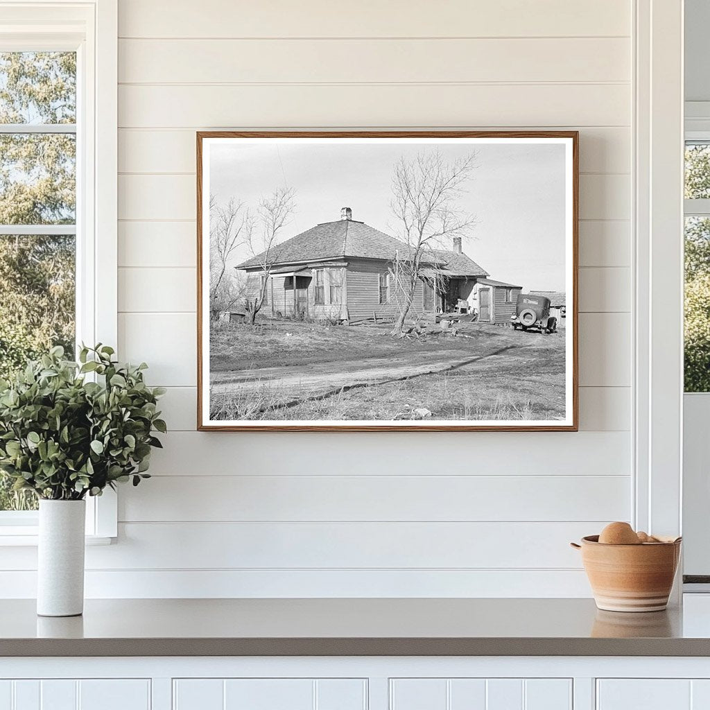 Farm Home of Andy Grubb Mount Ayr Iowa January 1937