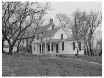 Farmhouse on Franks Farm Anthon Iowa January 1937