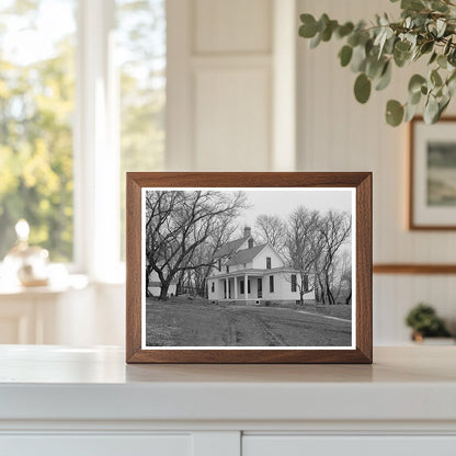 Farmhouse on Franks Farm Anthon Iowa January 1937