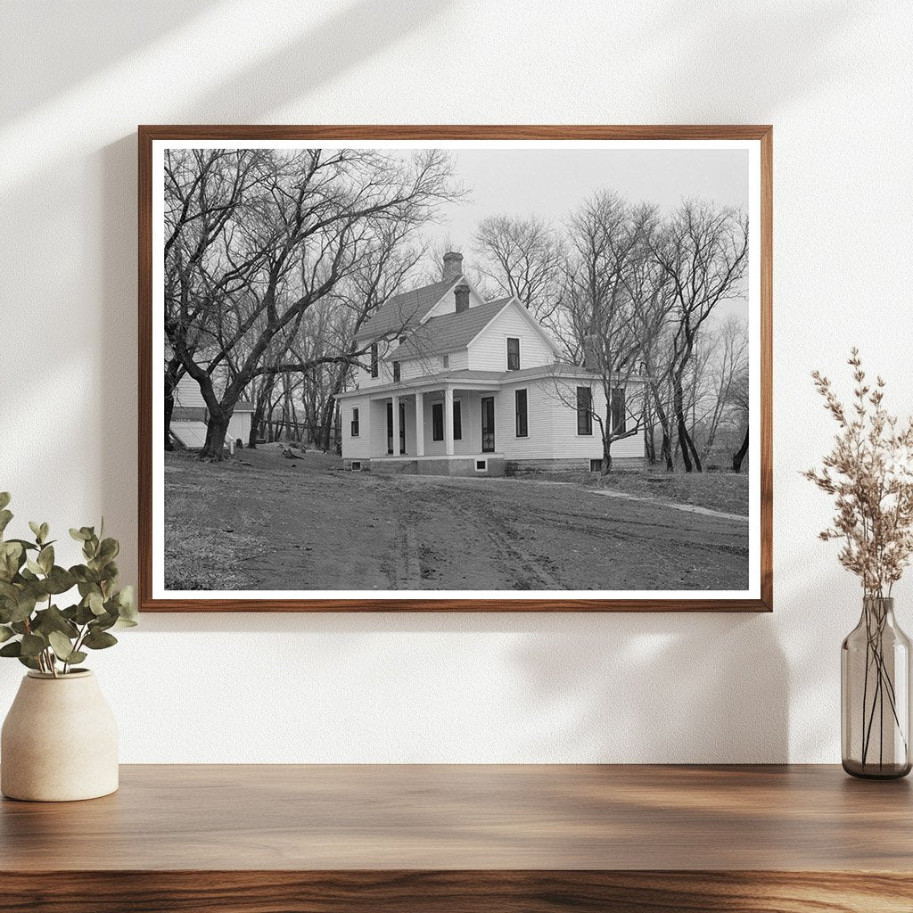 Farmhouse on Franks Farm Anthon Iowa January 1937