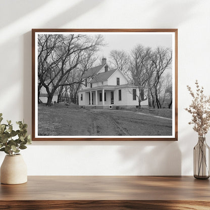 Farmhouse on Franks Farm Anthon Iowa January 1937