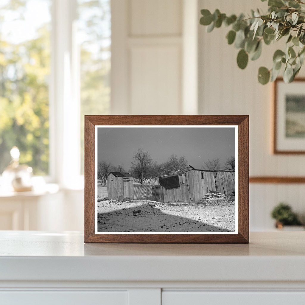 Outbuildings on James Simmons Farm Marseilles Illinois 1937