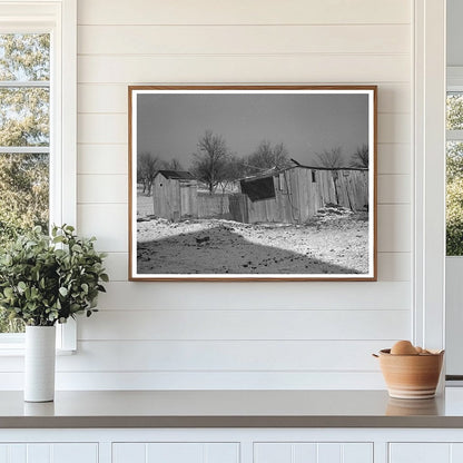 Outbuildings on James Simmons Farm Marseilles Illinois 1937