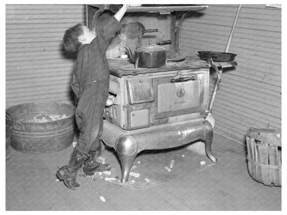 Kitchen Corner of James Kelleher Residence January 1937