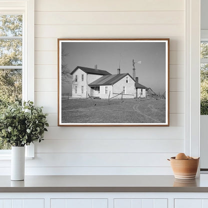 Farmhouse on Frank Armstrongs Farm Marseilles Illinois 1937