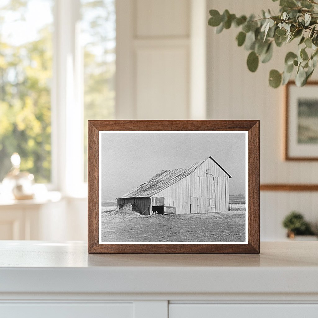 Old Barn on John Landers Farm Marseilles Illinois 1937