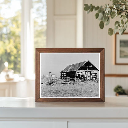 Machine Shed on Theodore Johnsons Farm January 1937