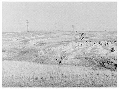 Soil Erosion in White County Illinois February 1937