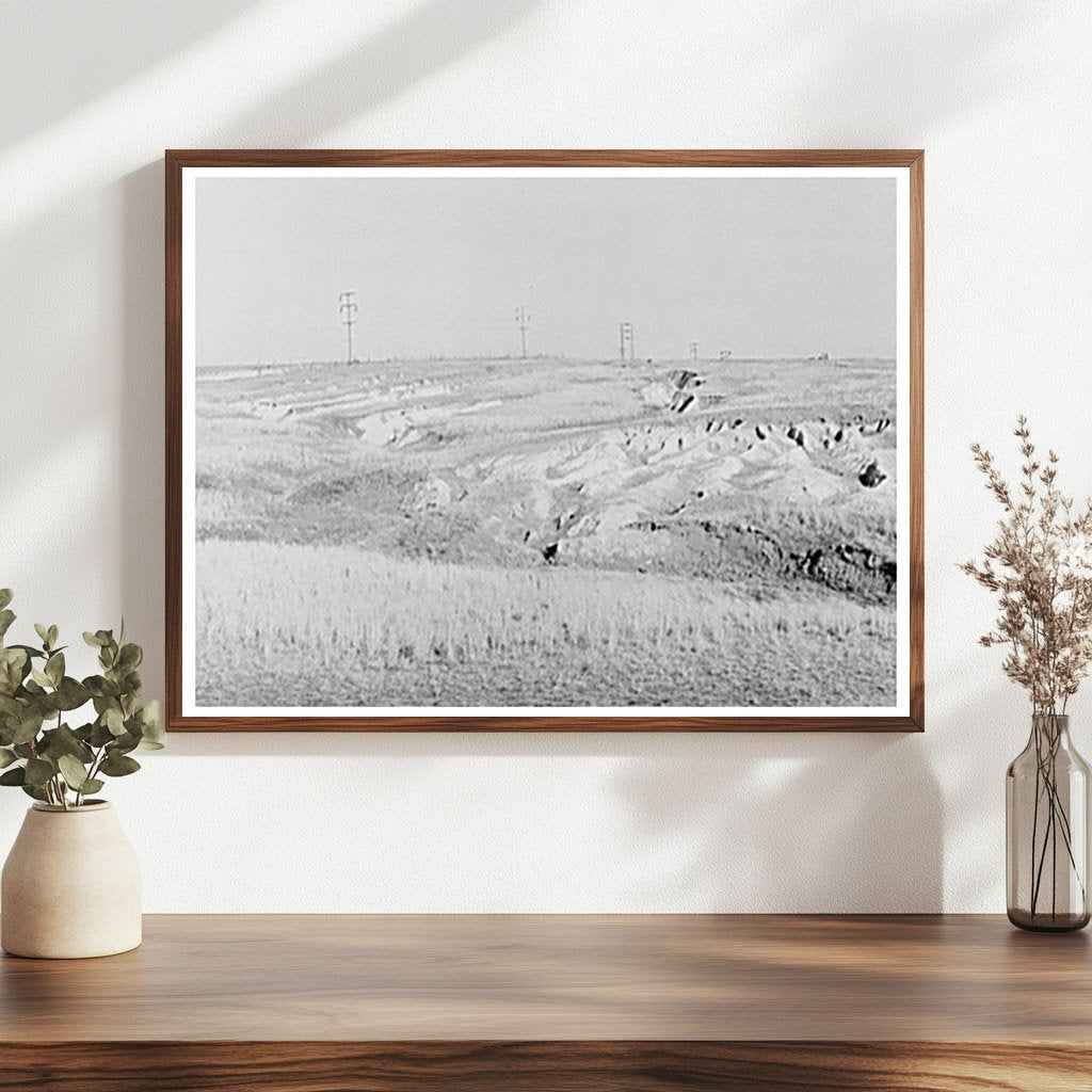 Soil Erosion in White County Illinois February 1937