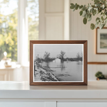 Cache Illinois February 1937 Flood Impact Photo 1944