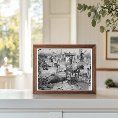 Maunie Illinois Flood Aftermath February 1937 Image