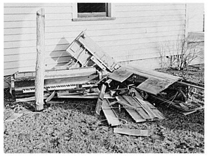 Flood Aftermath in Posey County Indiana February 1937