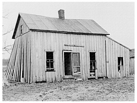 Farmhouse in Posey County Indiana Flood February 1937