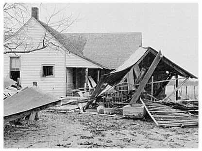 Flood Damage on Indiana Farm February 1937