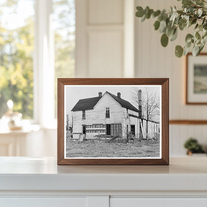 Flood-Damaged Farmhouse Near Mount Vernon Indiana February 1937