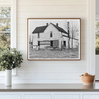 Flood-Damaged Farmhouse Near Mount Vernon Indiana February 1937