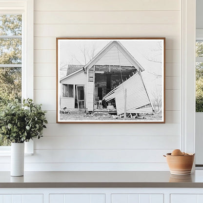 Flood-Damaged Farmhouse in Mount Vernon Indiana 1937