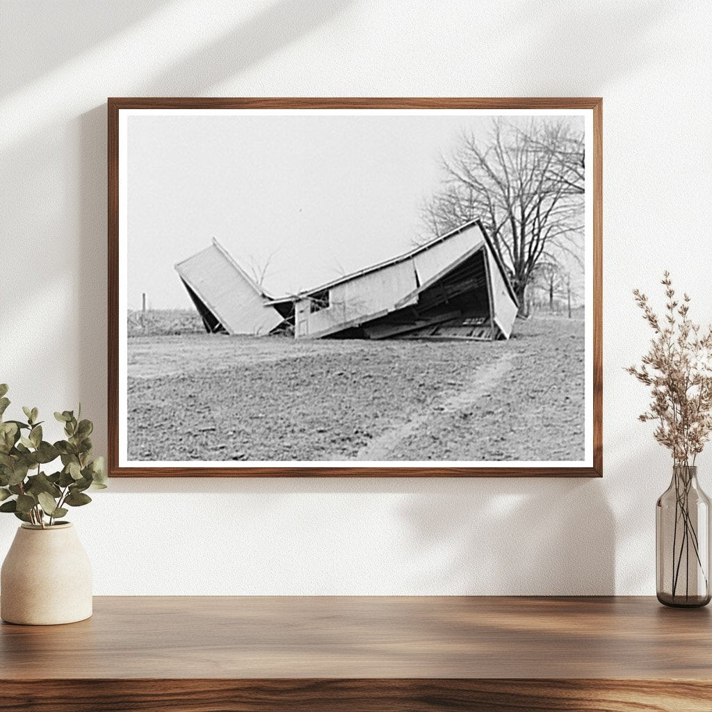 Flood-Damaged Chicken House in Posey County Indiana 1937