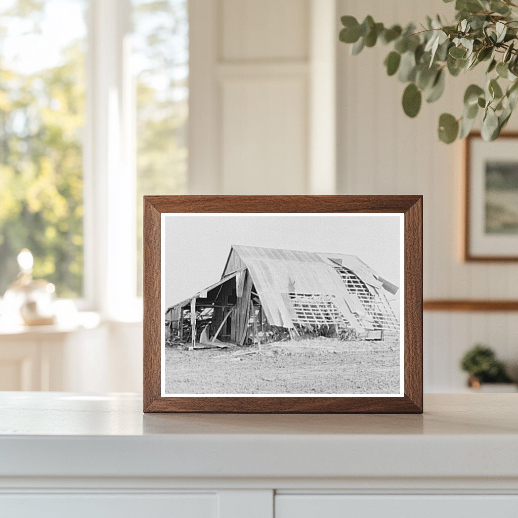 Flooded Barn on Mackey Ferry Road Indiana February 1937