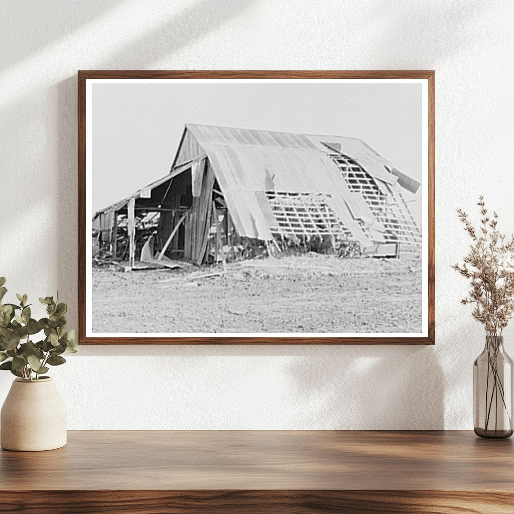 Flooded Barn on Mackey Ferry Road Indiana February 1937