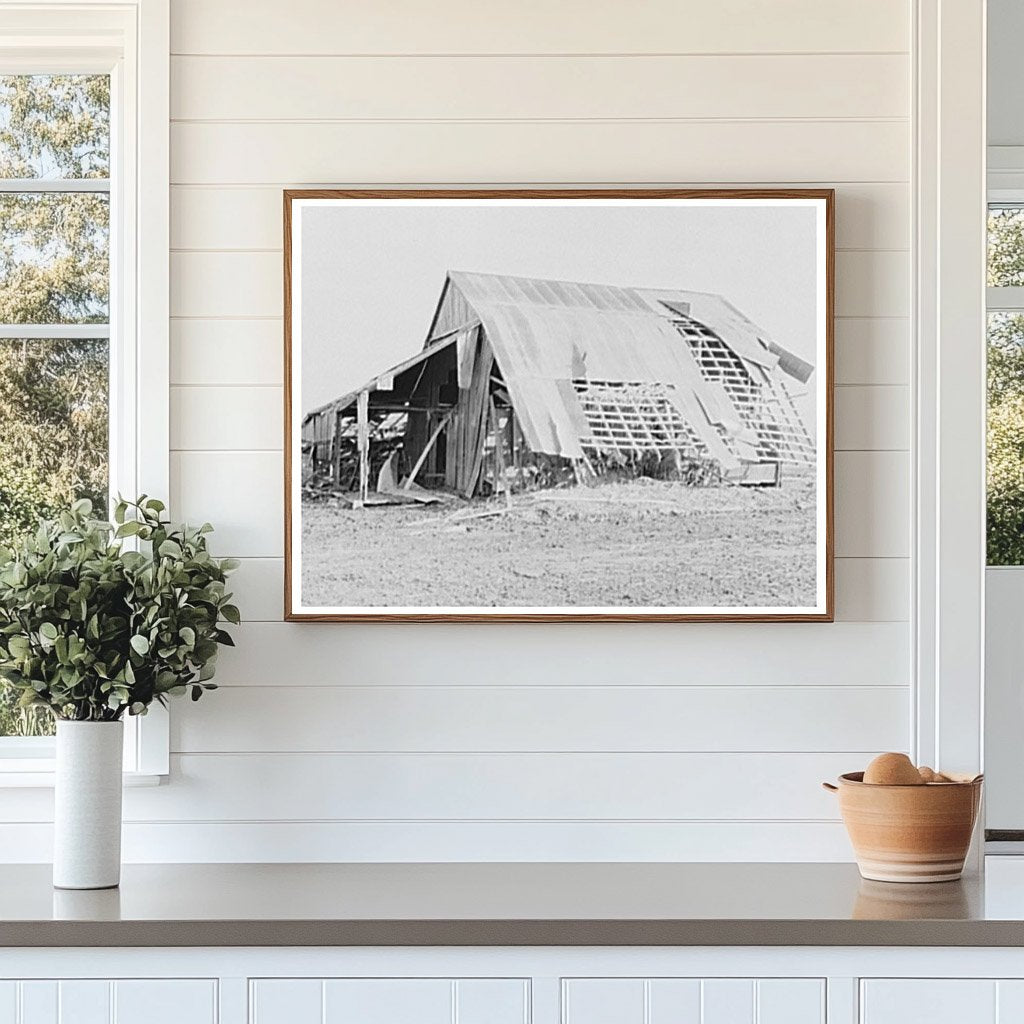 Flooded Barn on Mackey Ferry Road Indiana February 1937