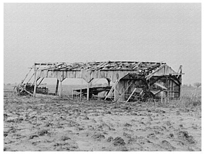 Indiana Farmland Flooding Posey County February 1937