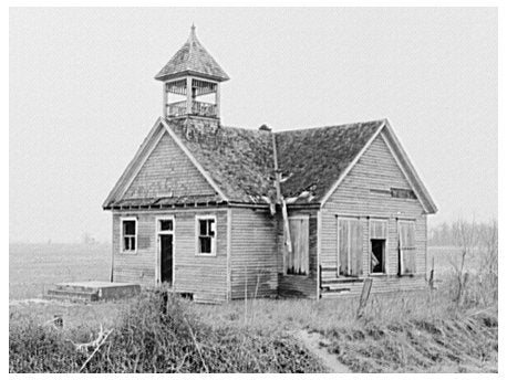 Posey County Schoolhouse Flood Image February 1937