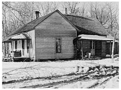 Randall Galson Farmhouse McLeansboro Illinois 1937