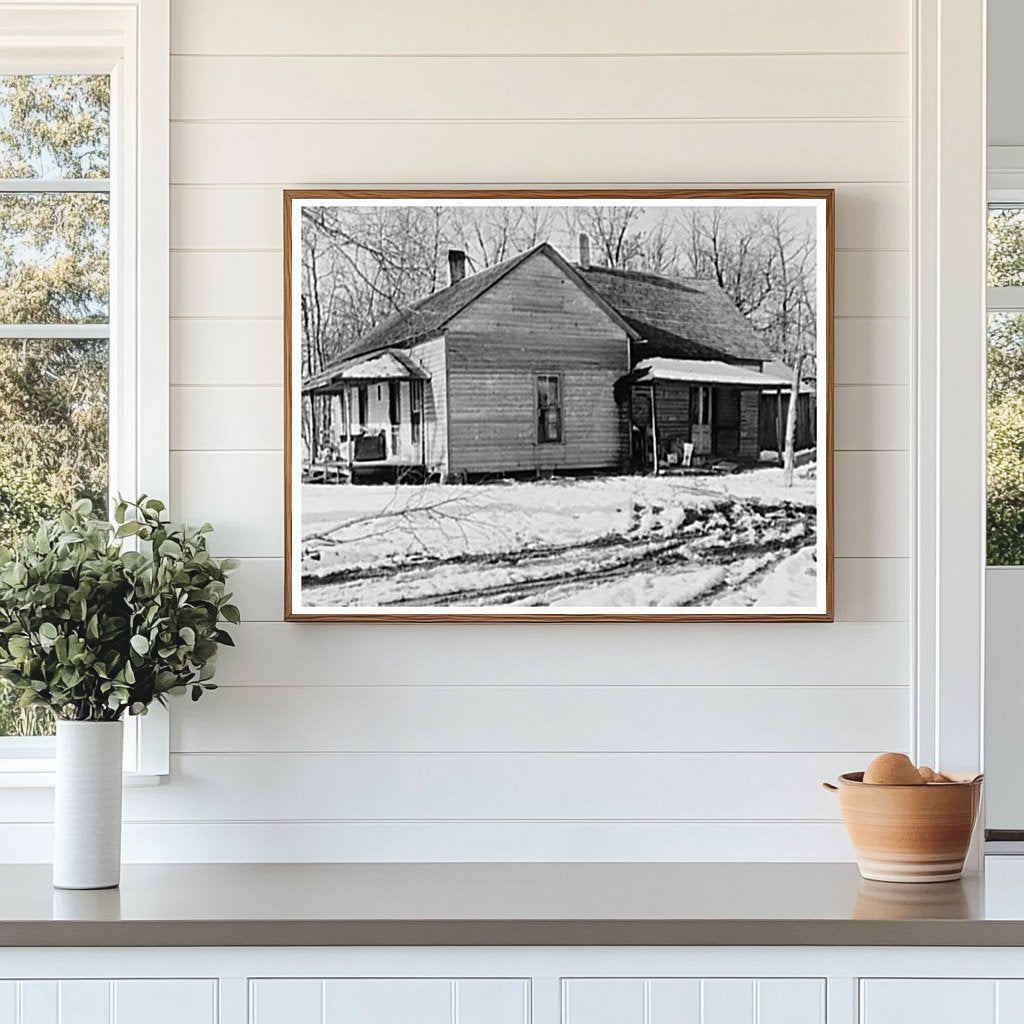 Randall Galson Farmhouse McLeansboro Illinois 1937