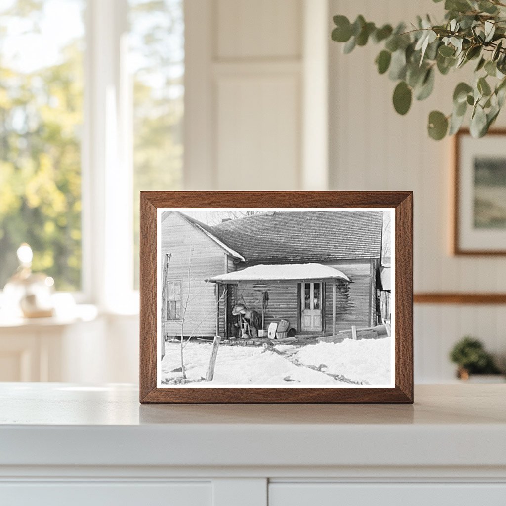 Randall Golsoms Farm Backporch McLeansboro Illinois 1937