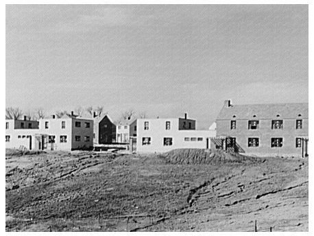 Houses Under Construction Greenhills Ohio February 1937