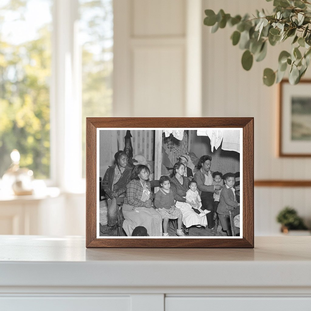 Flood Refugees in Baptist Church Sikeston Missouri 1937