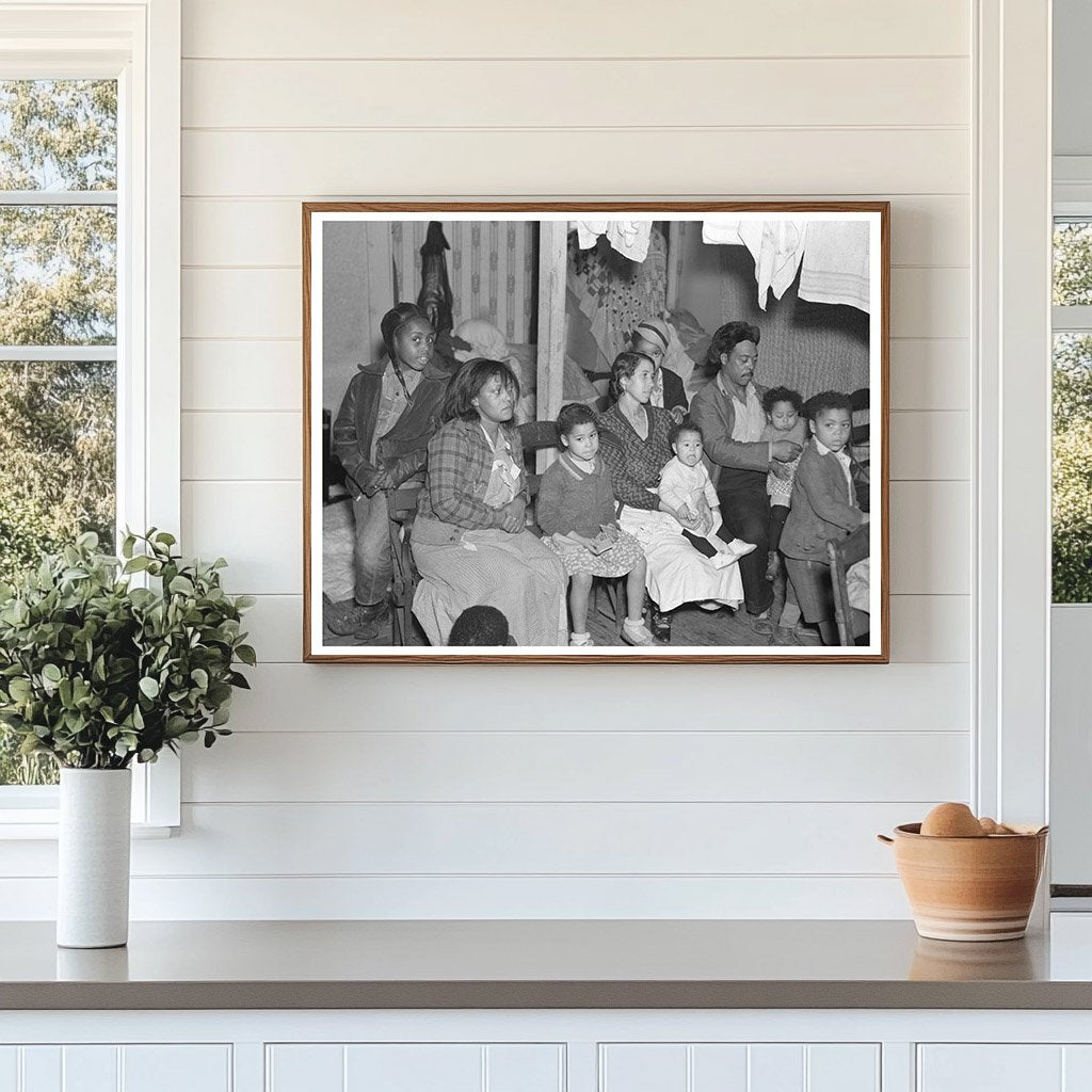 Flood Refugees in Baptist Church Sikeston Missouri 1937