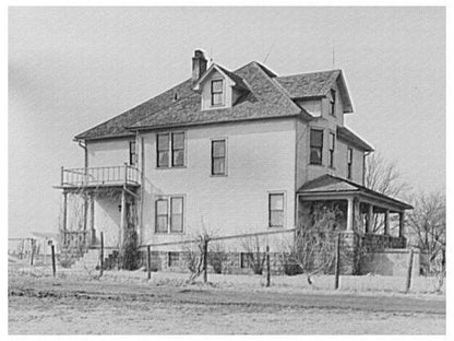 Indiana Farmhouse on 160 Acres February 1937