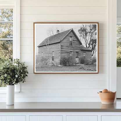 Farmhouse on C.V. Hibbs Farm Benton County Indiana 1937