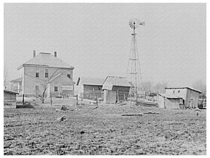 William Weltis Farm near Boswell Indiana February 1937