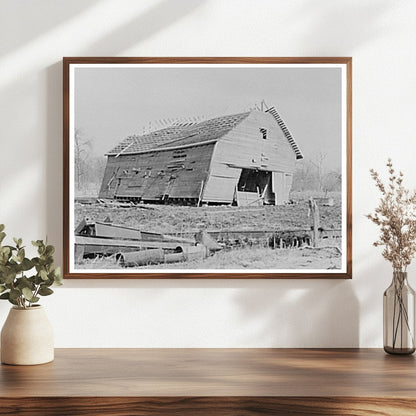 Corn Crib on William Weltis Farm Indiana February 1937