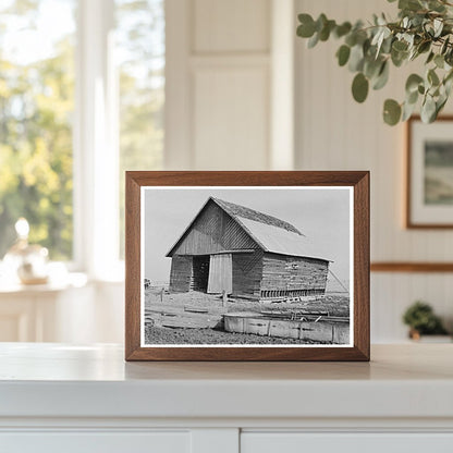 Corn Crib on William Keefe Farm Boswell Indiana 1937