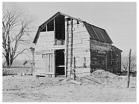 Vintage Barn by Erasty Emvich Battlefield Indiana 1937