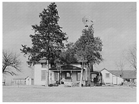 Charles Miller Farmhouse Benton County Indiana 1937