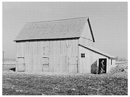 Vintage Barn Addition by Tenant Farmer in 1937