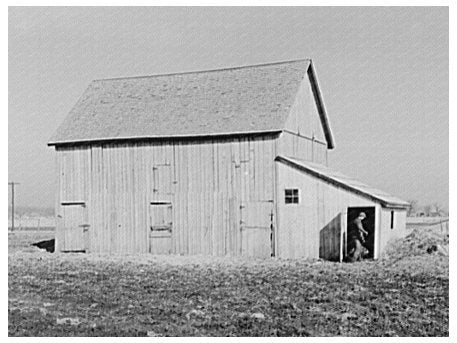 Vintage Barn Addition by Tenant Farmer in 1937