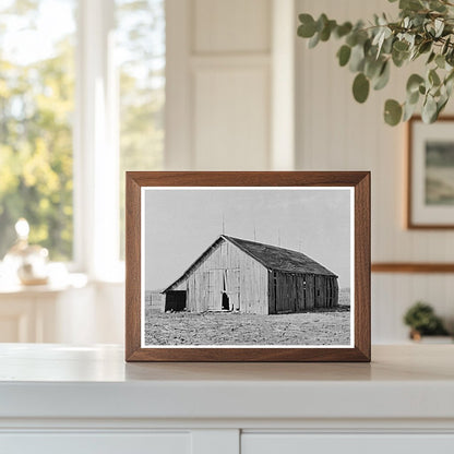 Vintage Barn in Benton County Indiana March 1937